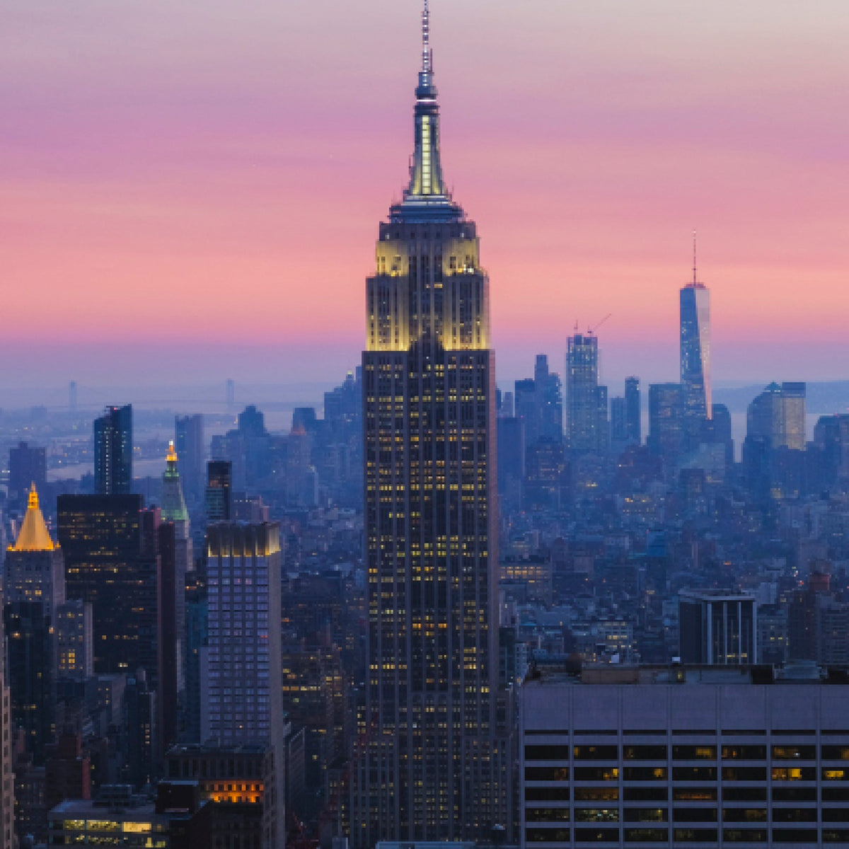 Photo of the Empire State Building in New York USA. City Life art print collection by Outside In.