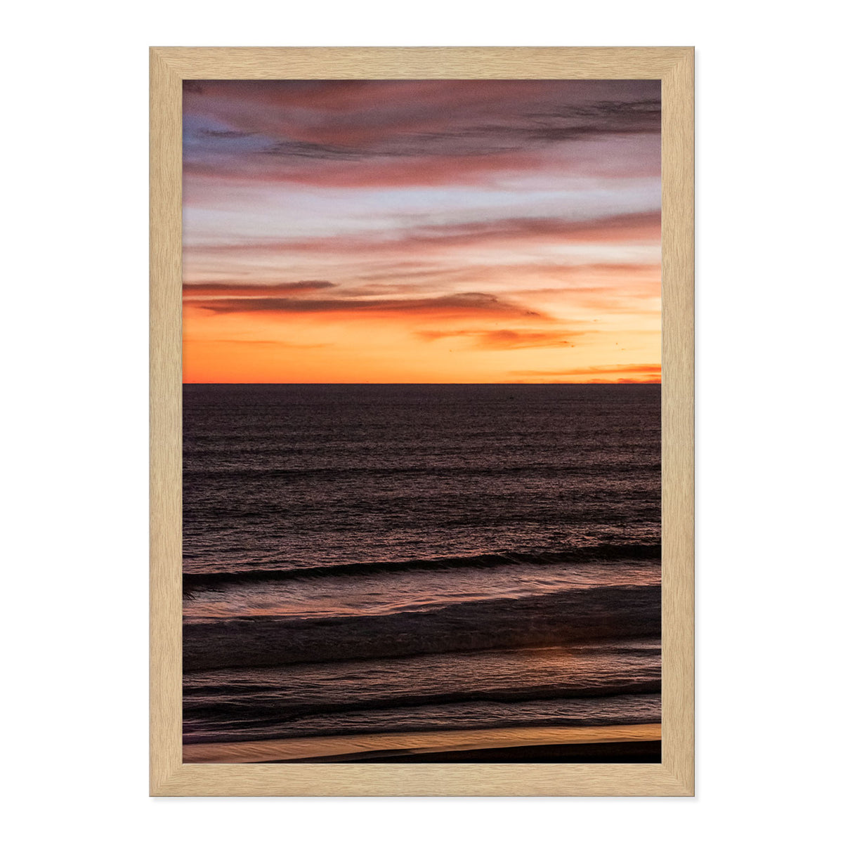 Sea by Sunset Print