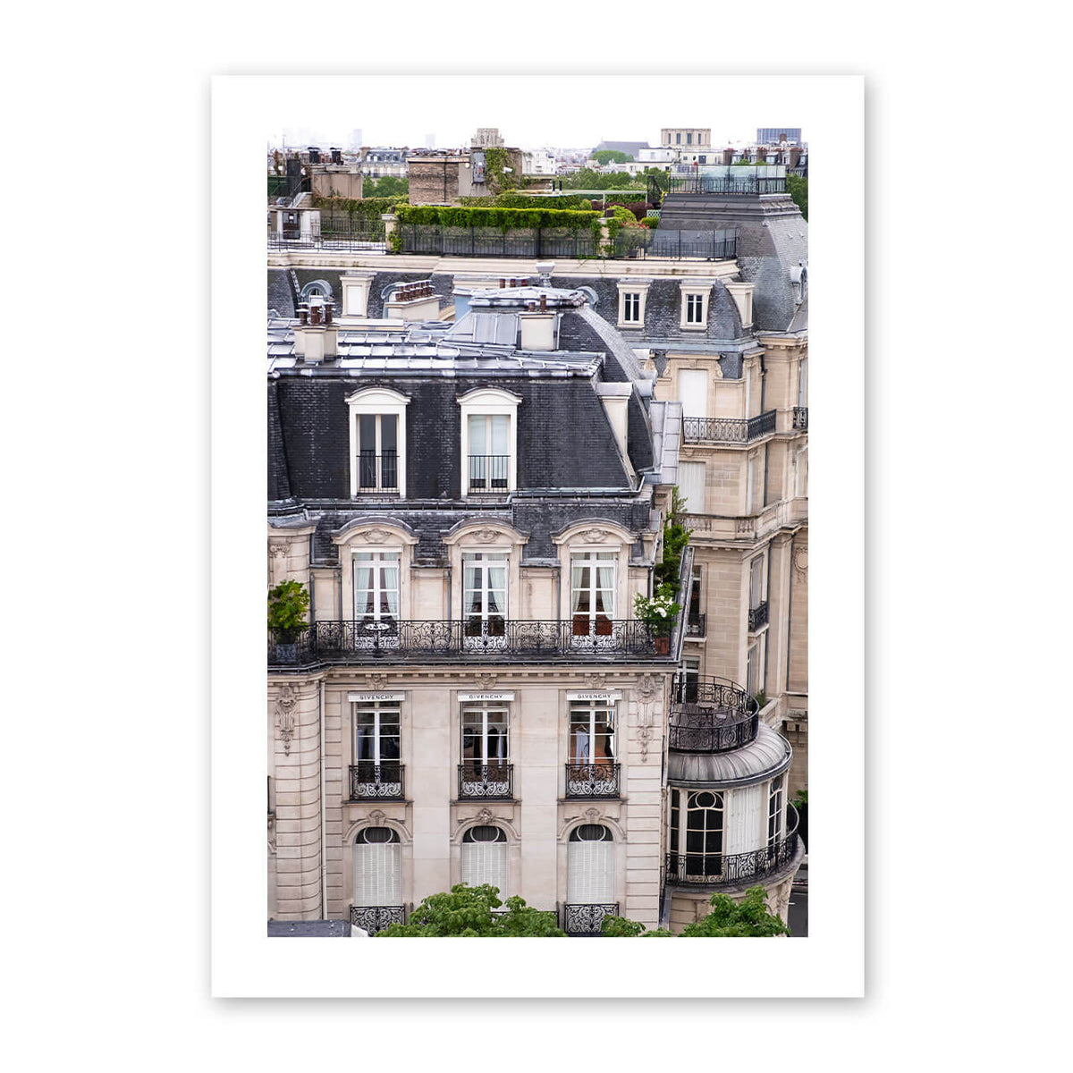 Parisian Rooftops Print
