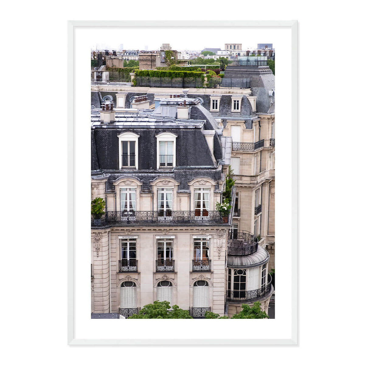 Parisian Rooftops Print