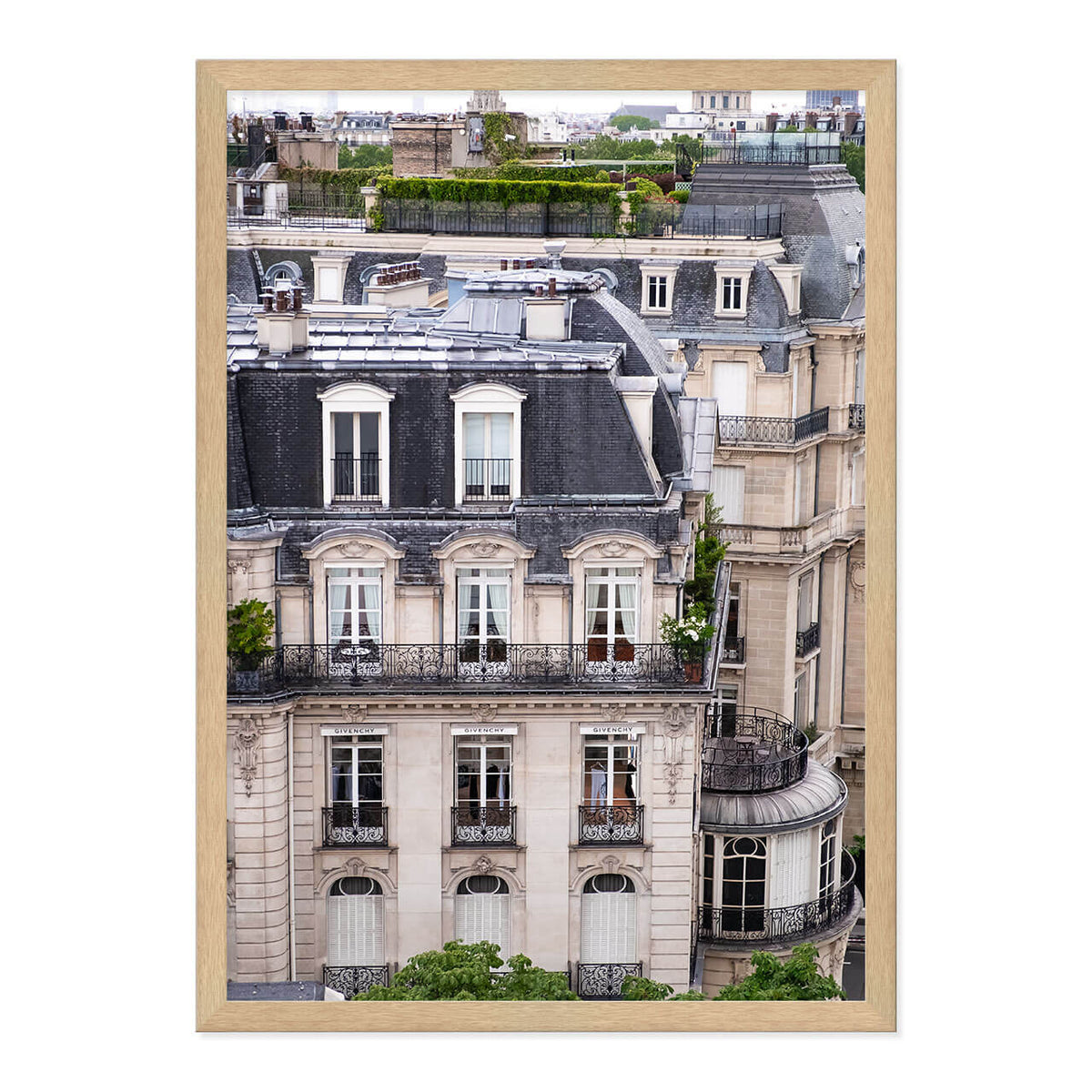 Parisian Rooftops Print