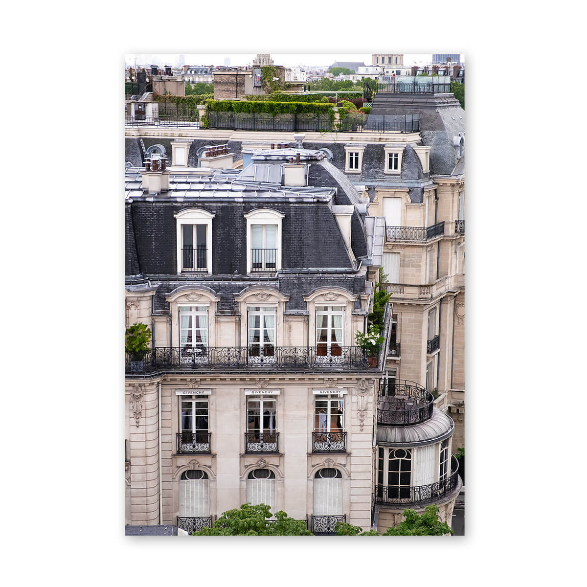 Parisian Rooftops Print