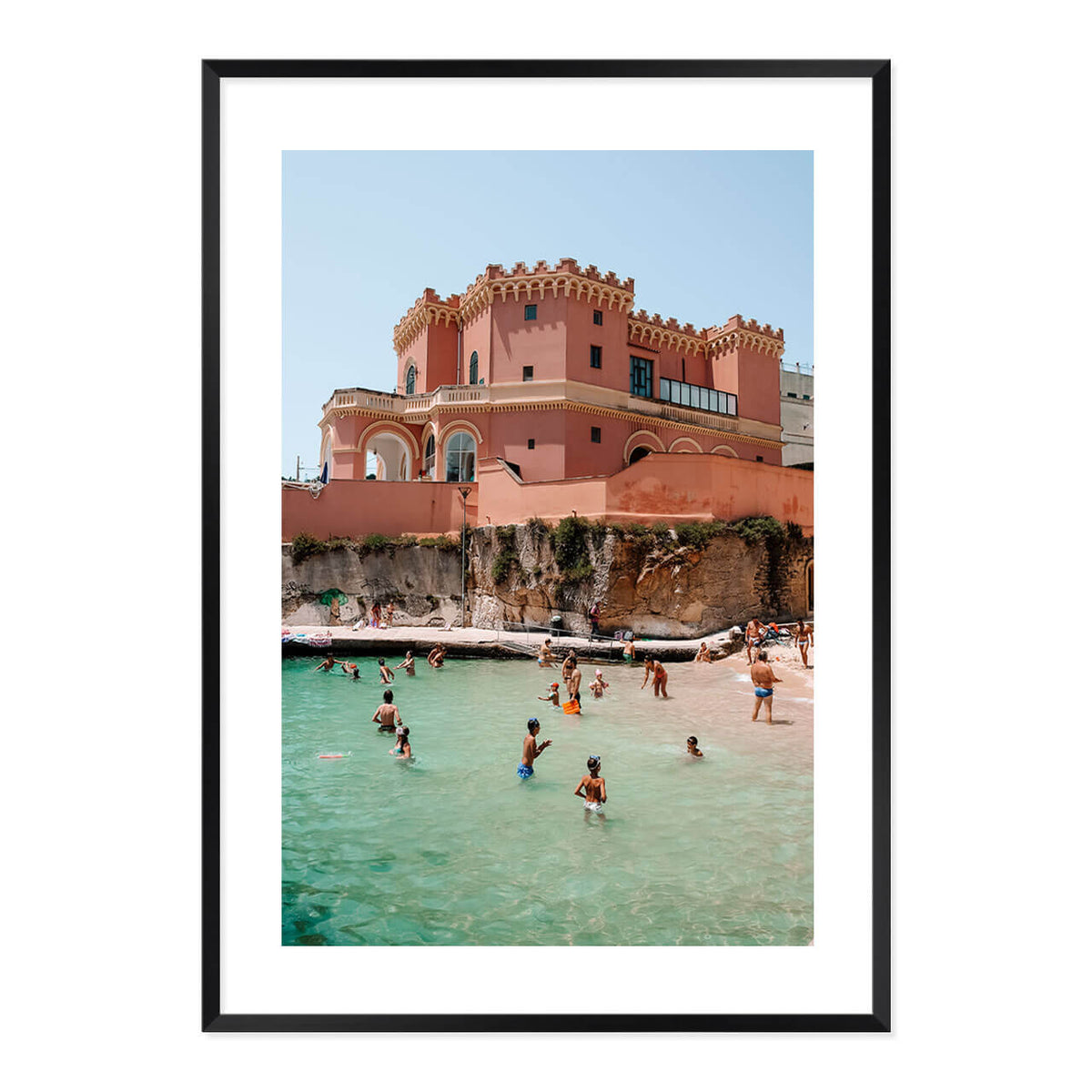 Pink Palace Beach Print