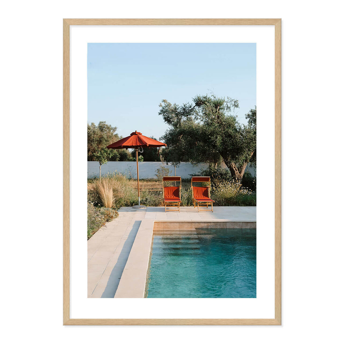 Poolside in Puglia Print