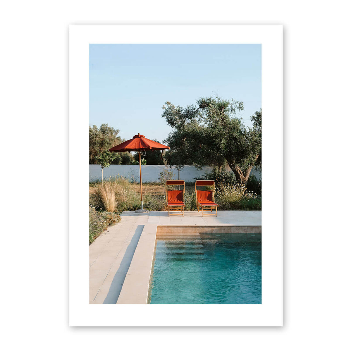 Poolside in Puglia Print
