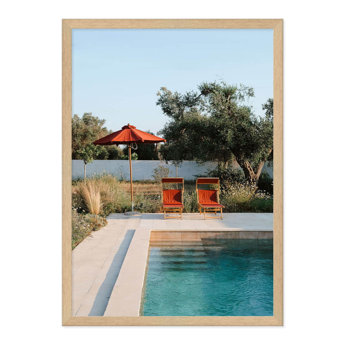 Poolside in Puglia Print