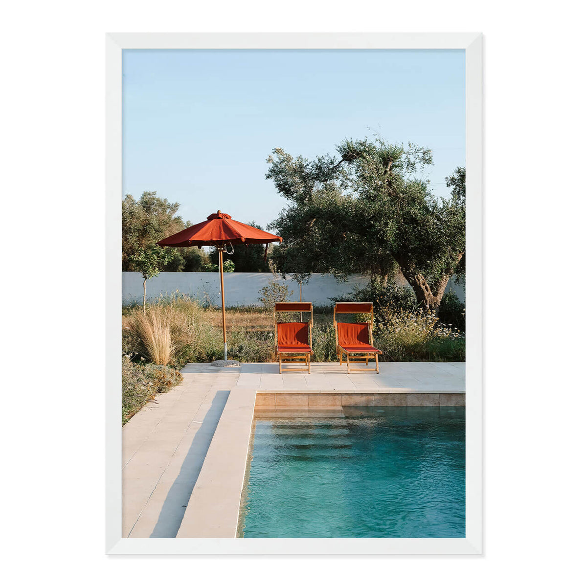 Poolside in Puglia Print
