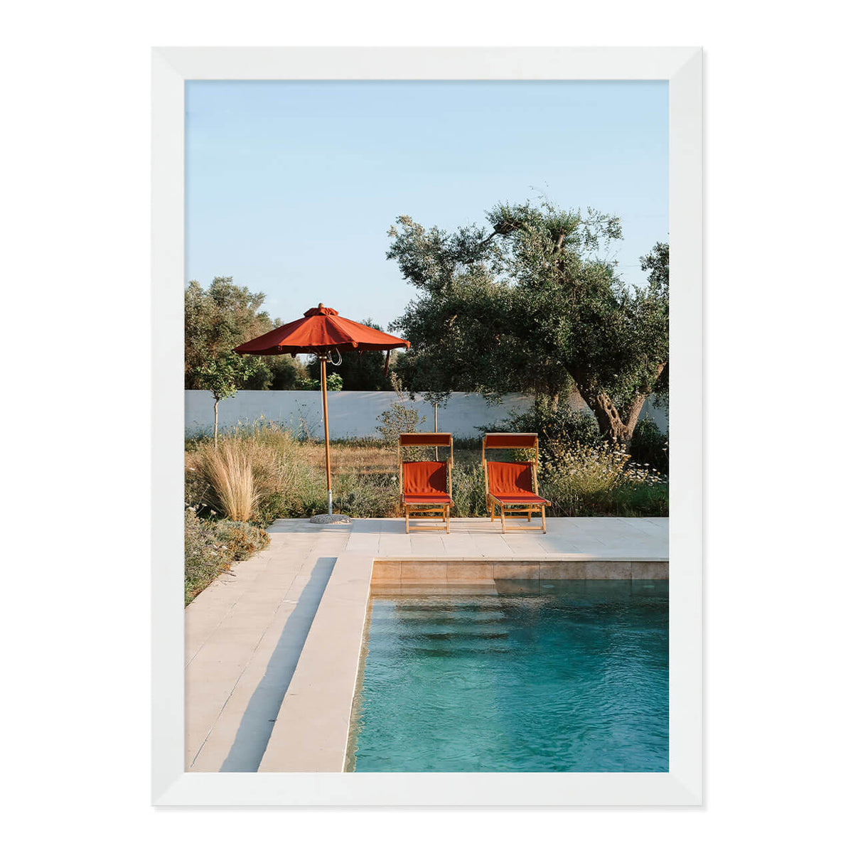 Poolside in Puglia Print
