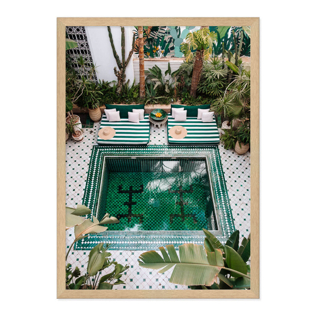 Relaxing Riad Print