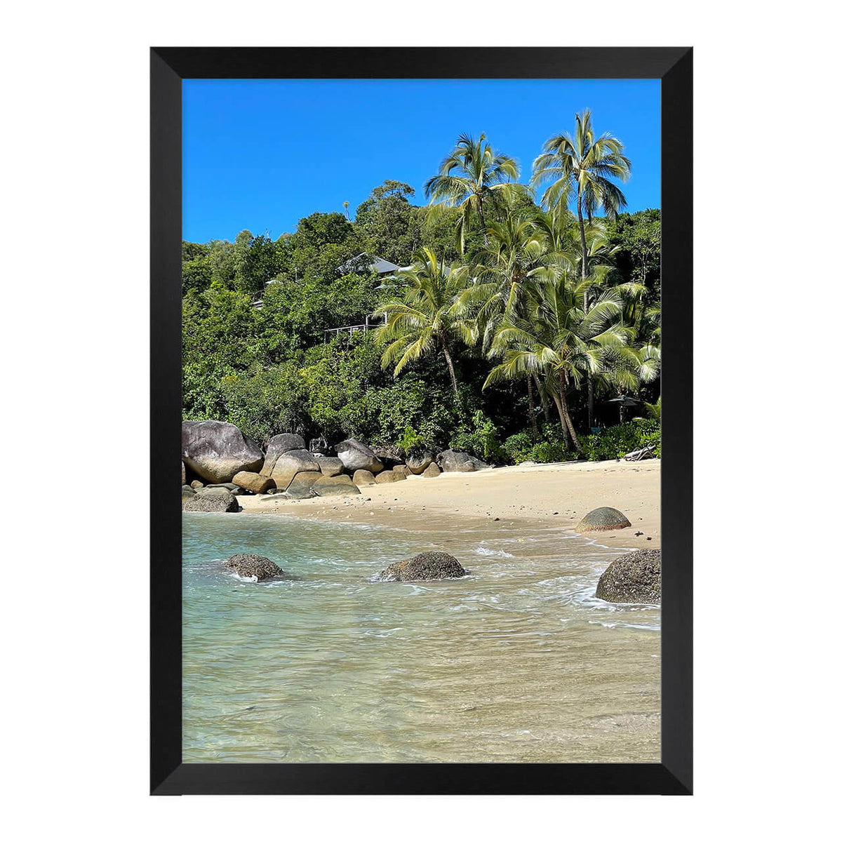 Bedarra Bliss Photo Print A3 Black Frame