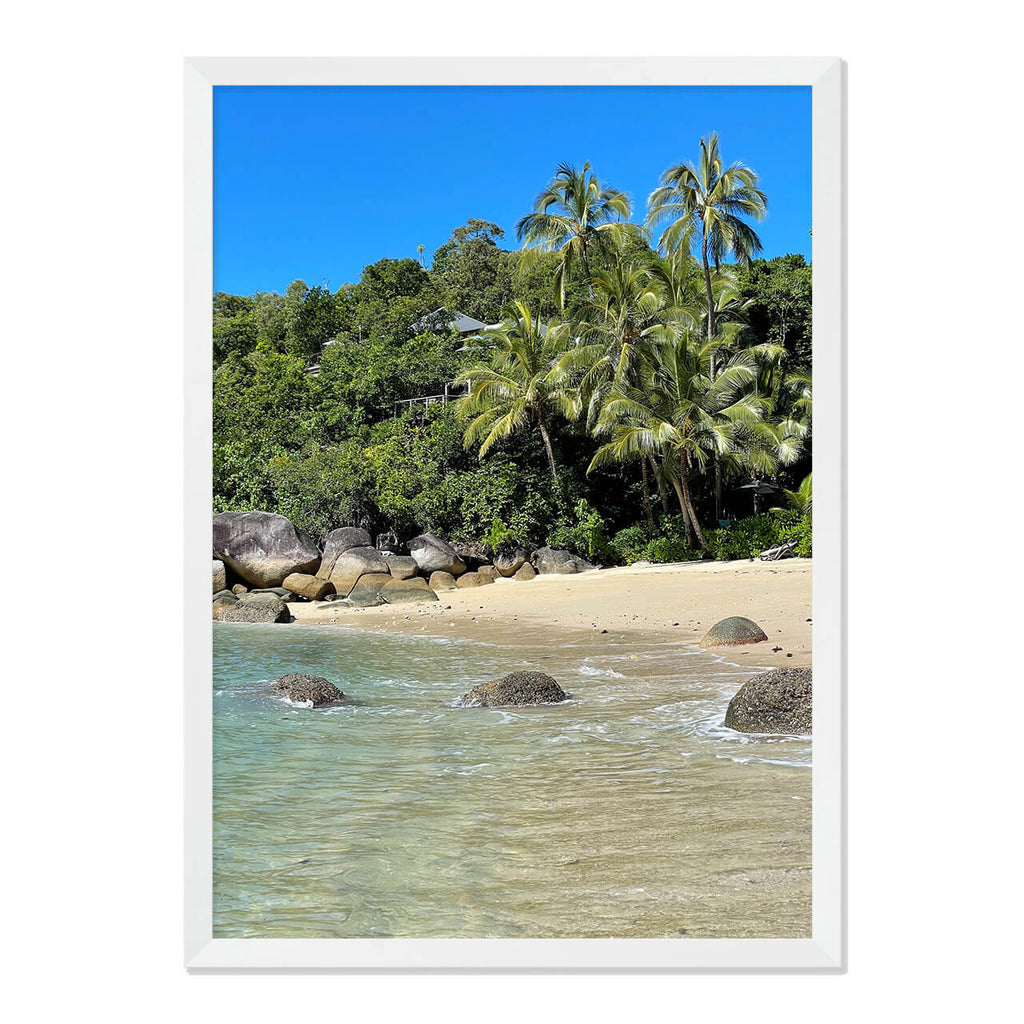 Bedarra Bliss Photo Print A2 White Frame
