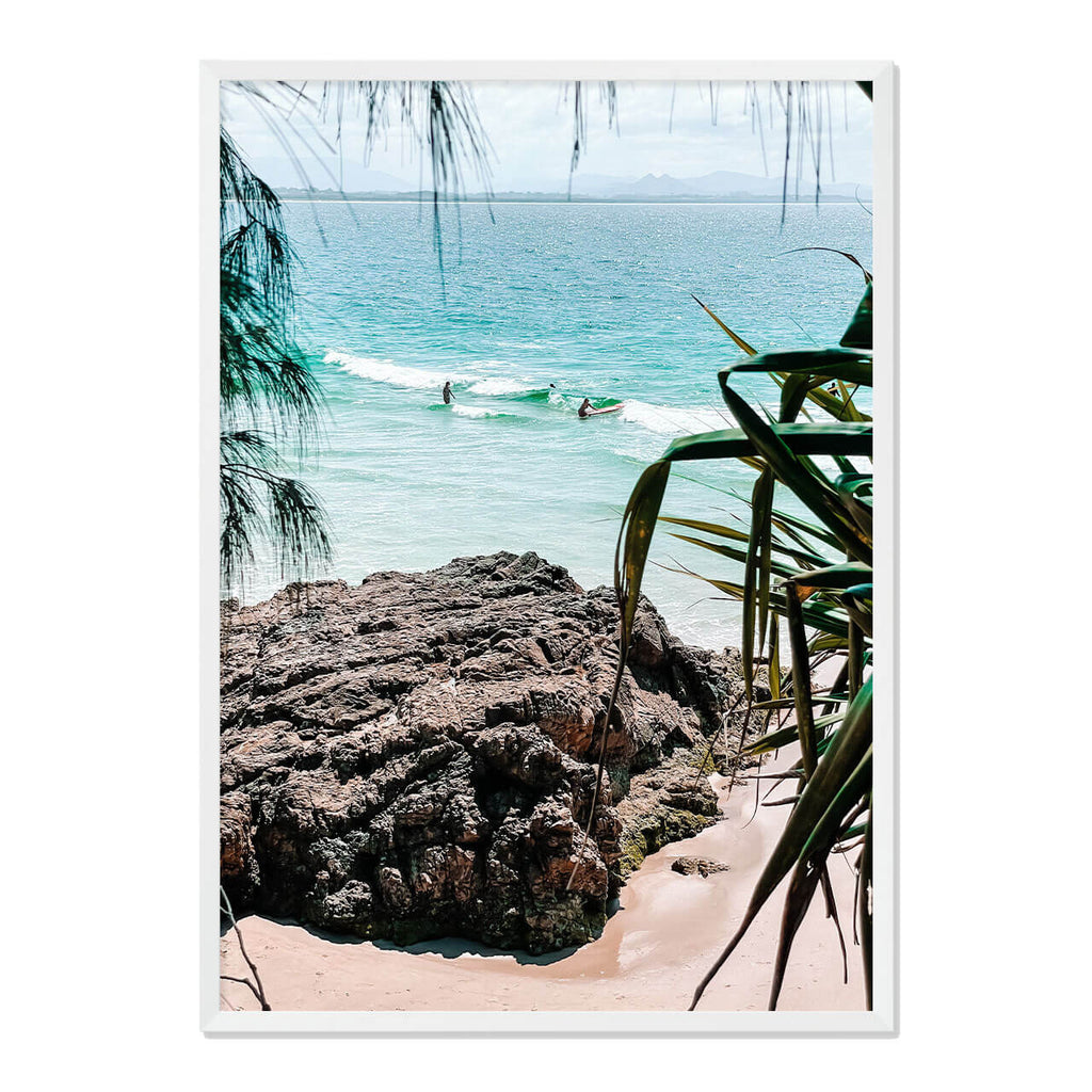 Byron Bliss Photo Print A1 White Frame