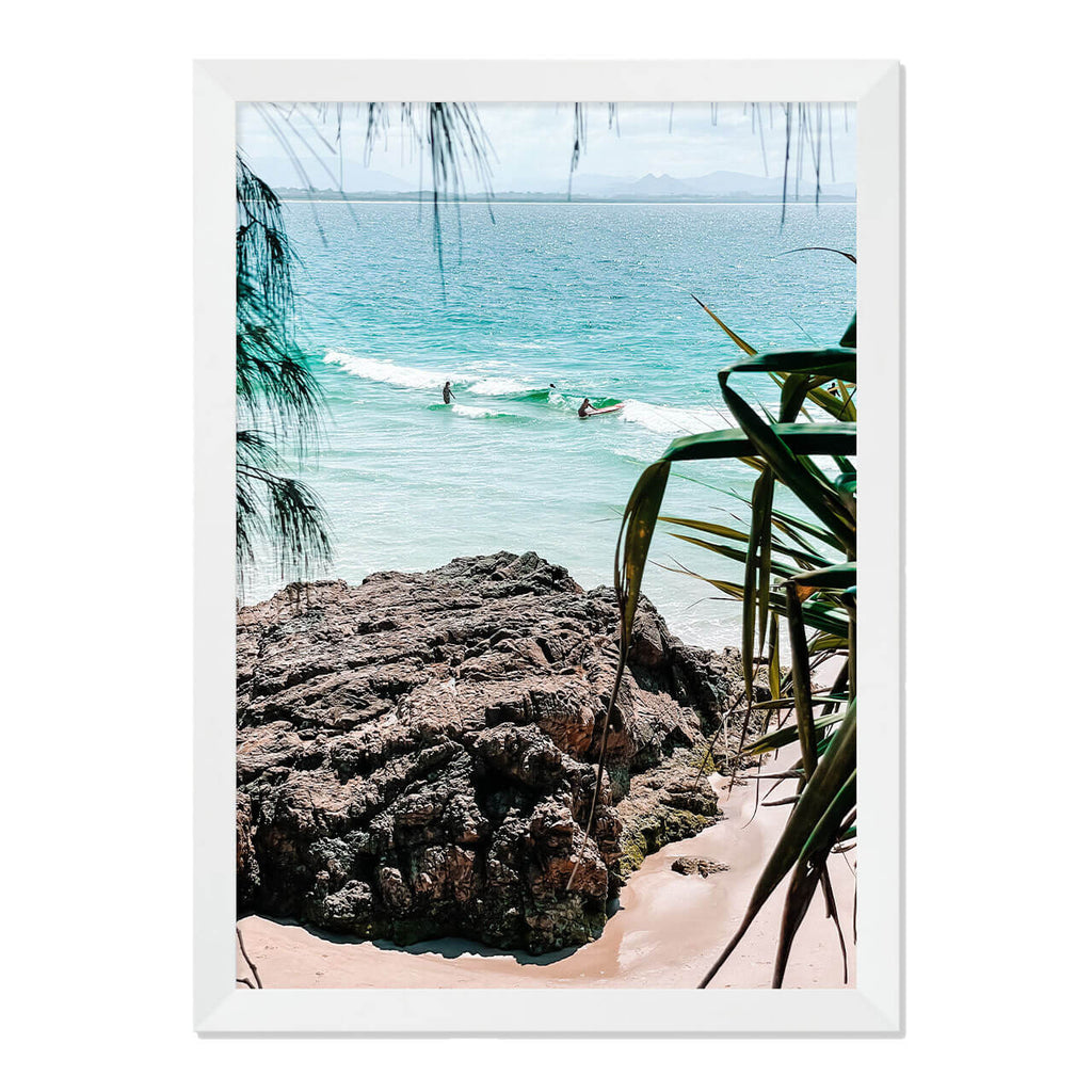 Byron Bliss Photo Print A3 White Frame