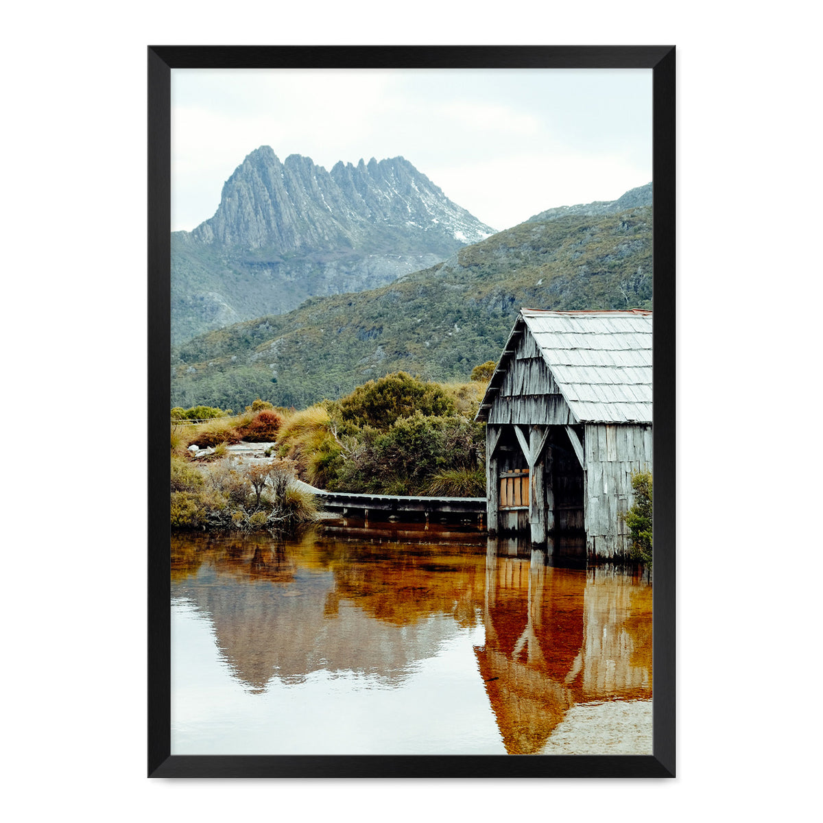 dove lake print a2 - 59.4 x 42cm / black