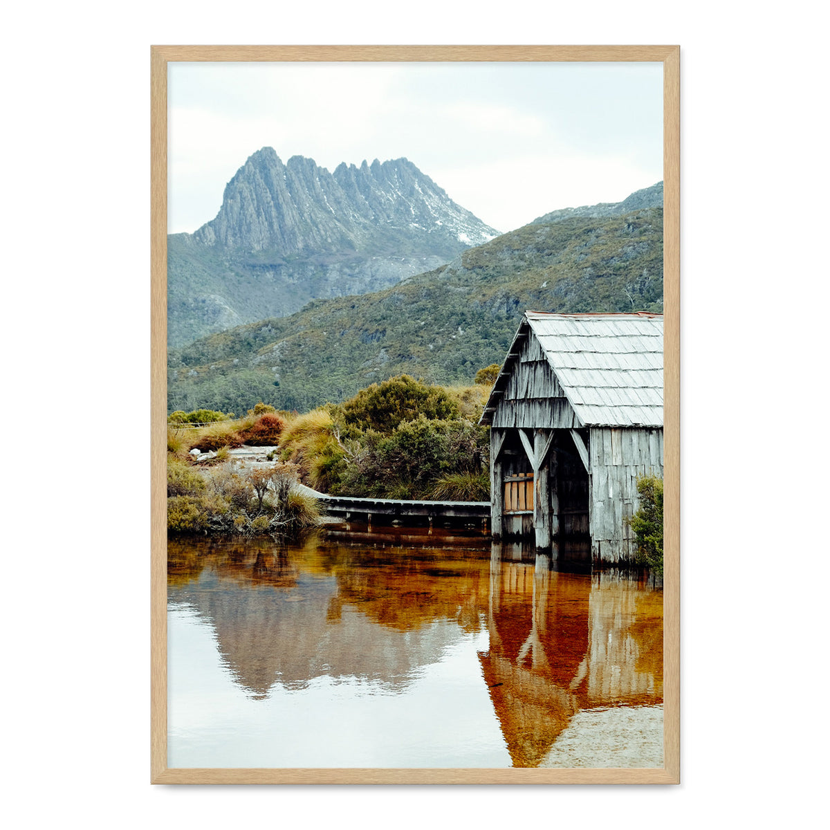 dove lake print a1 - 84.1 x 59.4cm / natural