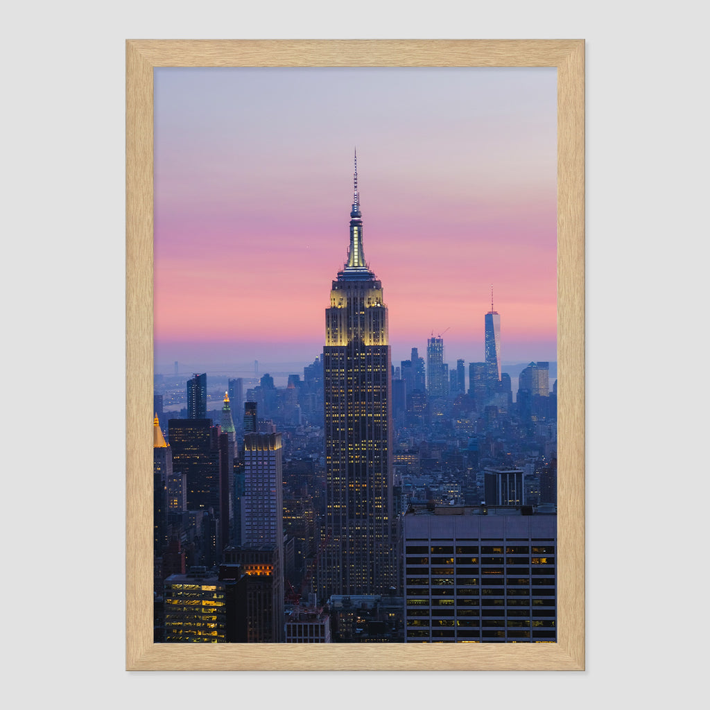 empire state print a3 - 42 x 29.7cm / natural