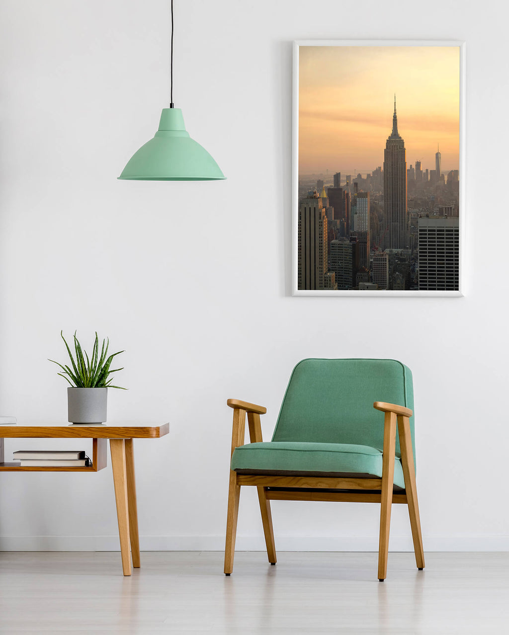 Golden Hour Photo Print A2 Black Frame