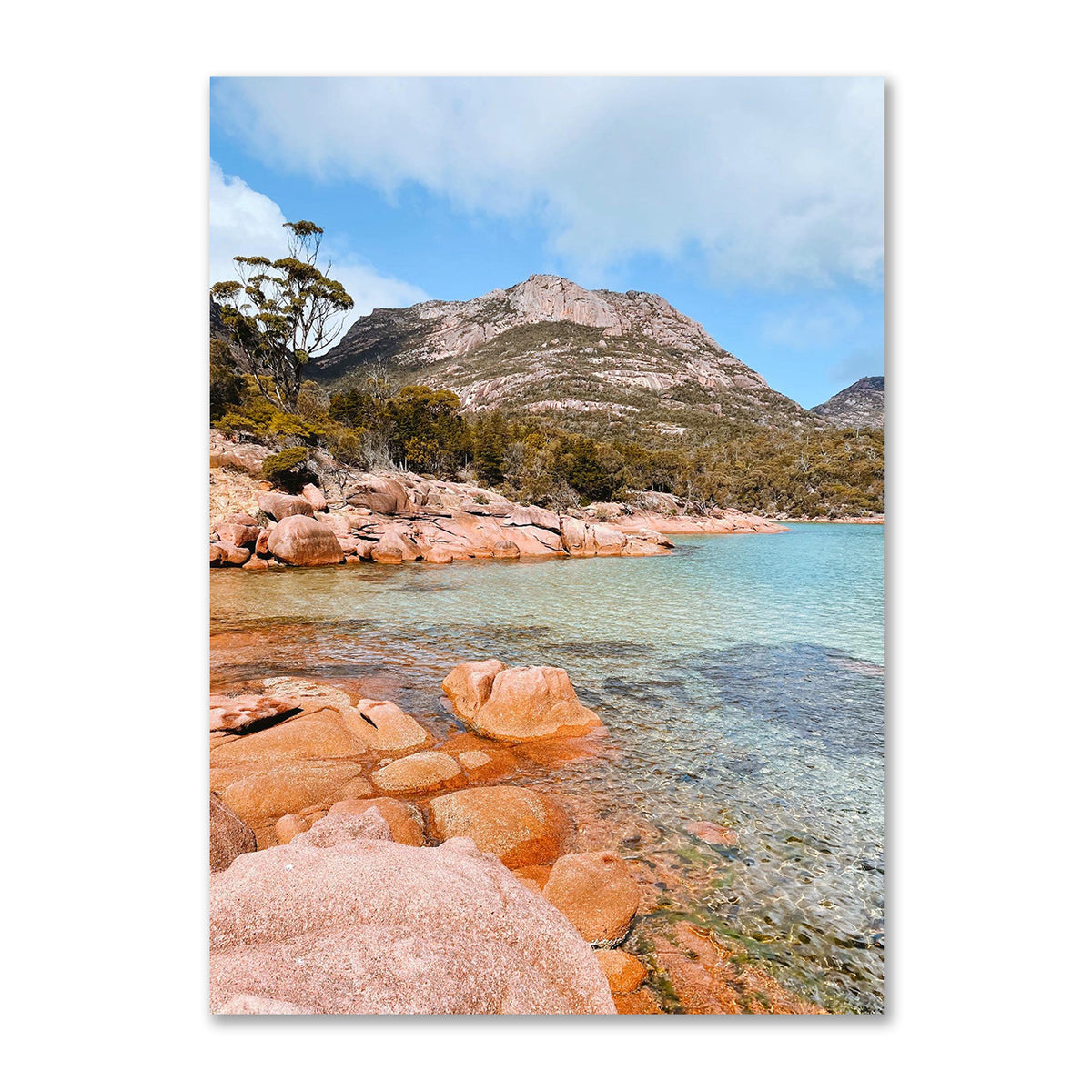Honeymoon Bay Photo Print A2 White Frame