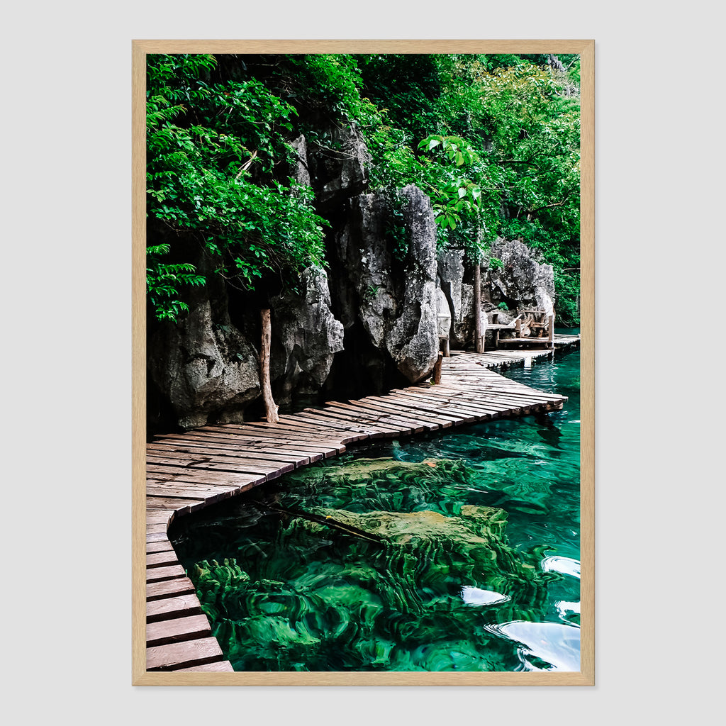 Lakeside Boardwalk Print