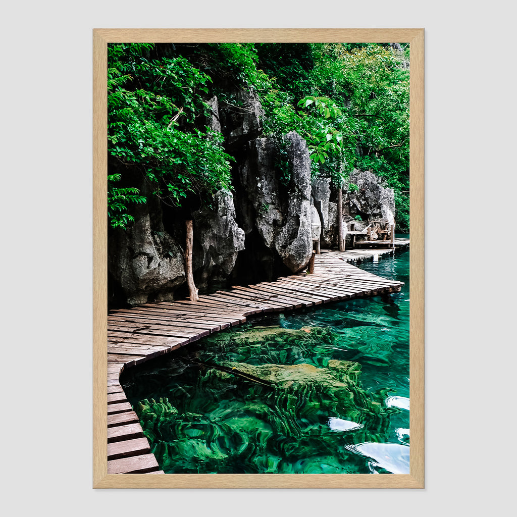 Lakeside Boardwalk Print