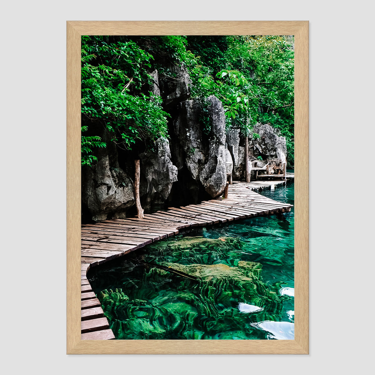 Lakeside Boardwalk Print