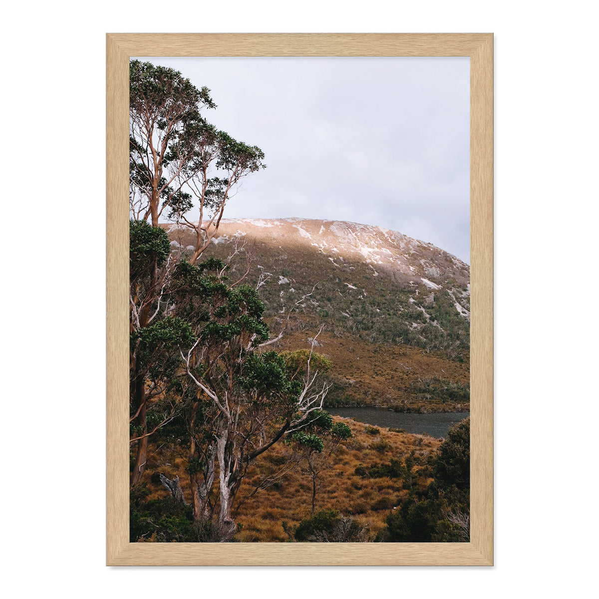 Mountain Light Photo Print A2 Black Frame