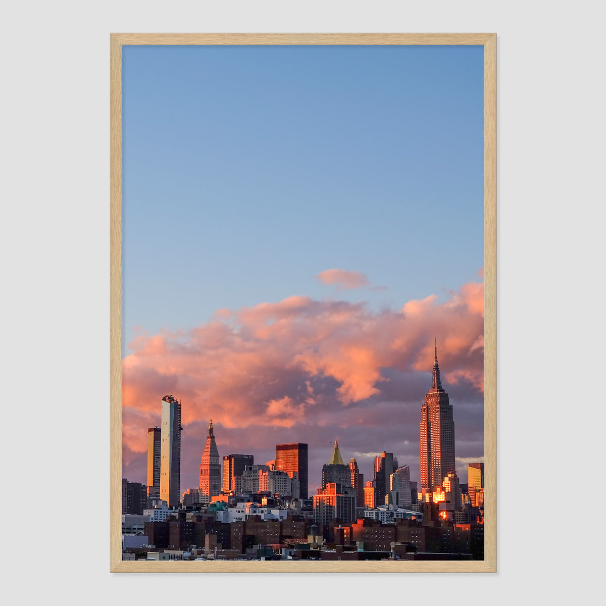 NYC Sunset Print