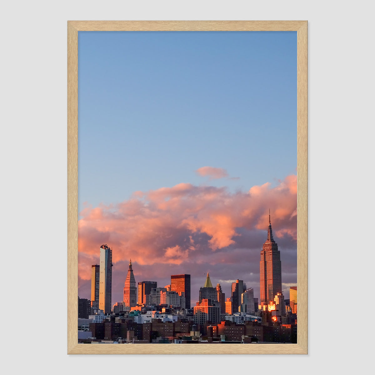 NYC Sunset Print