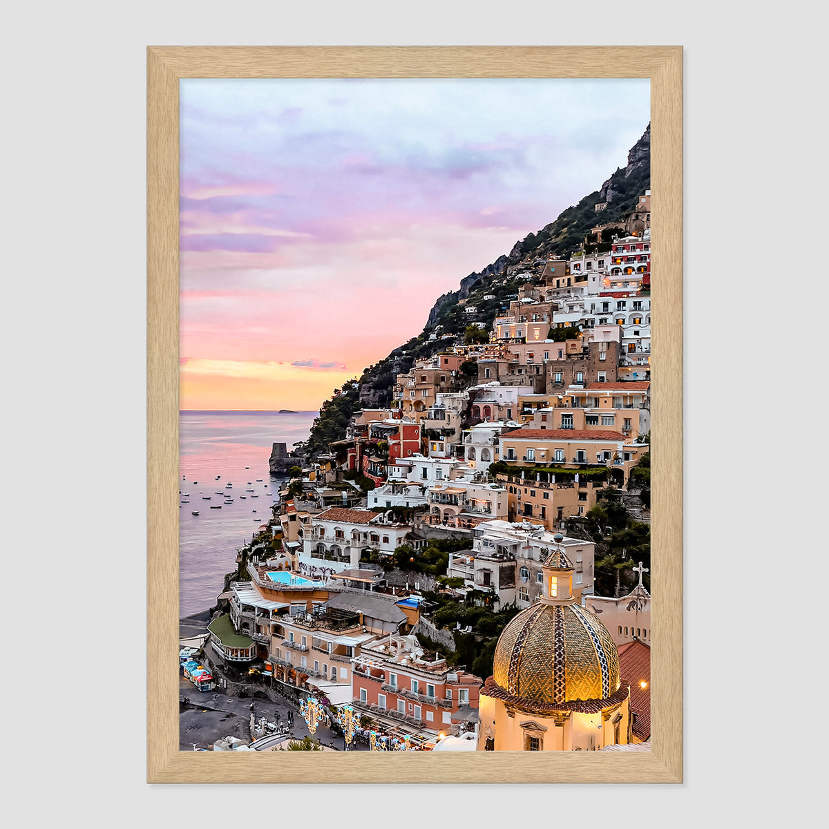 Positano Pinks Print