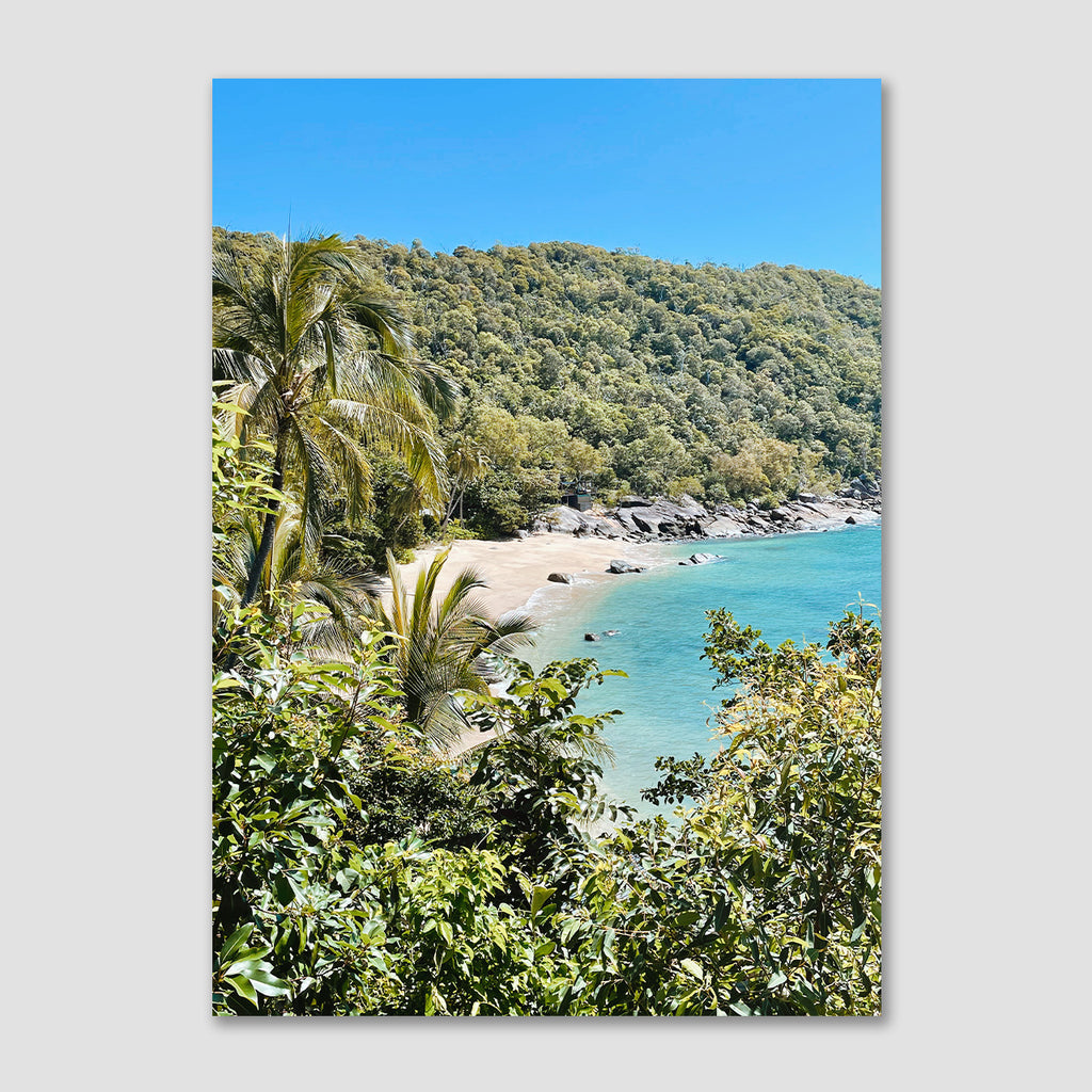Private Island Photo Print A3 Black Frame