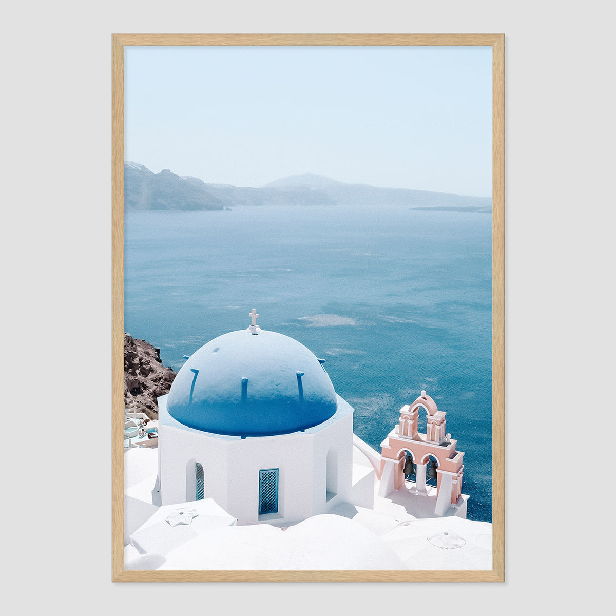 Santorini Blues Print