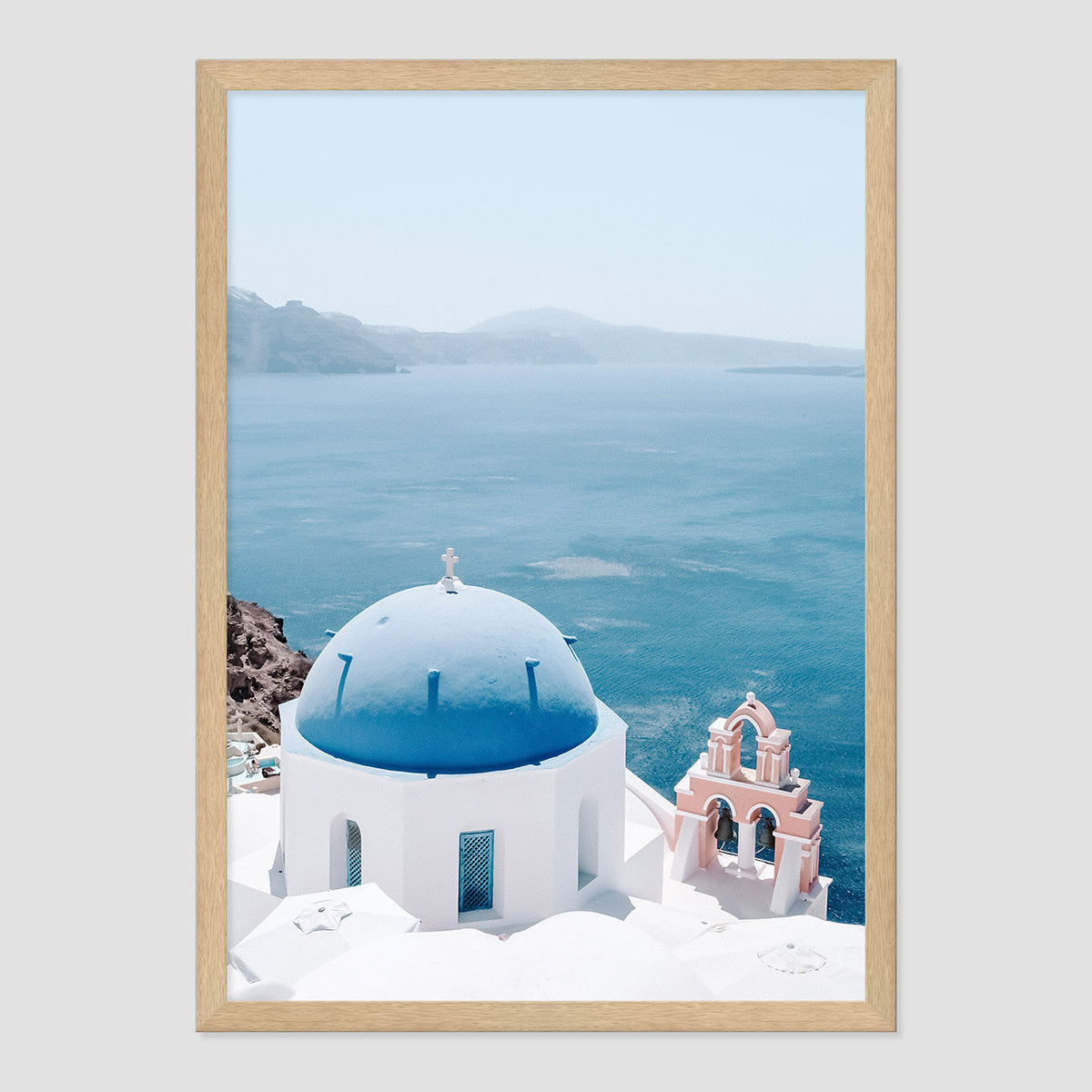 Santorini Blues Print