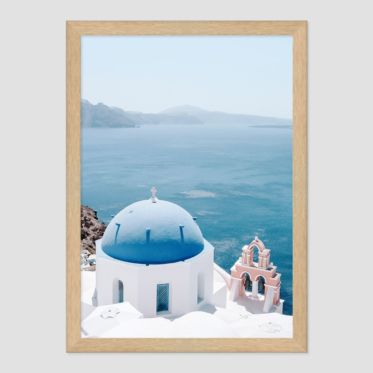Santorini Blues Print
