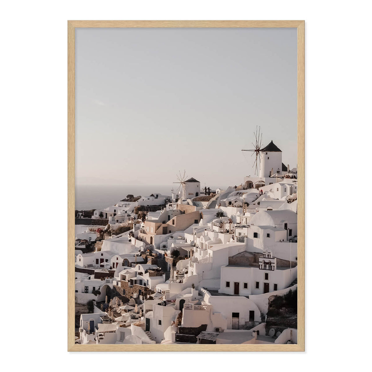 Santorini Summer Print