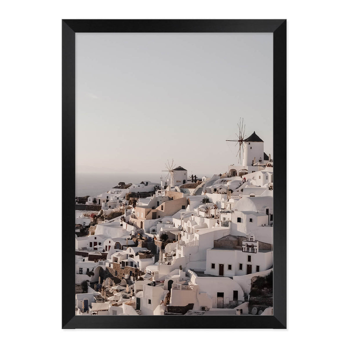 Santorini Summer Print