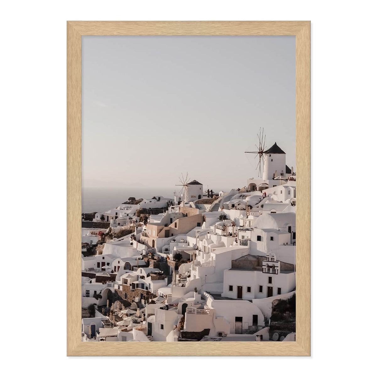 Santorini Summer Print