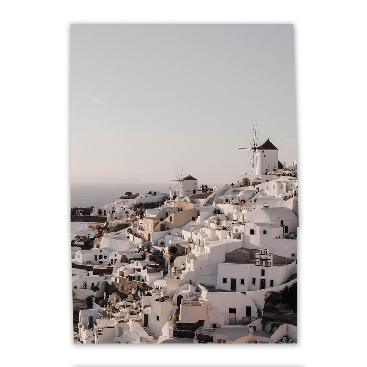 Santorini Summer Print