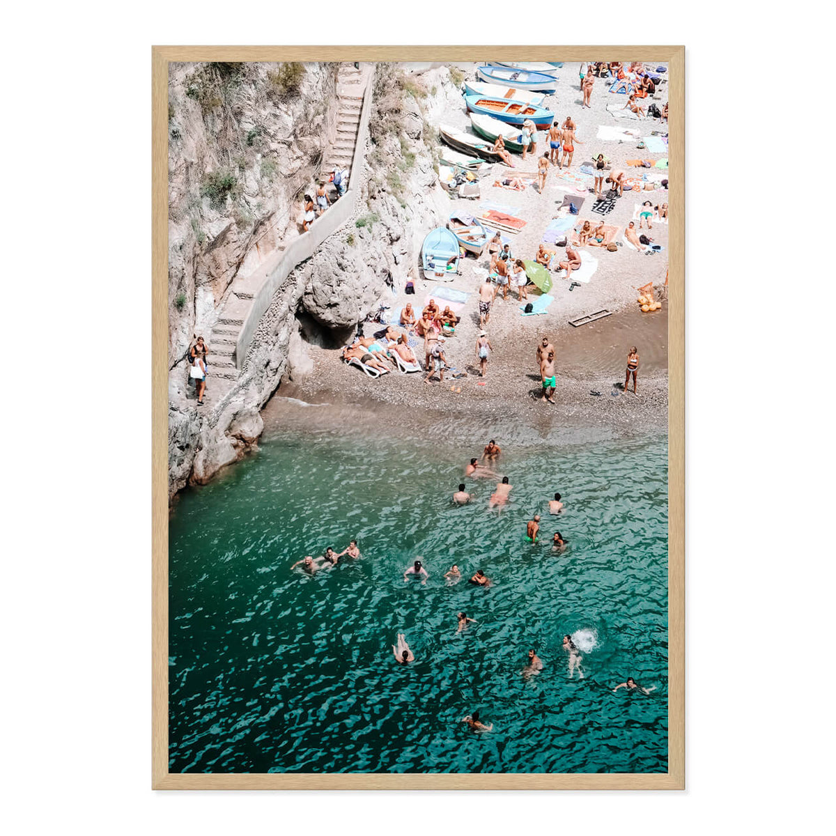 Seaside Swims Print