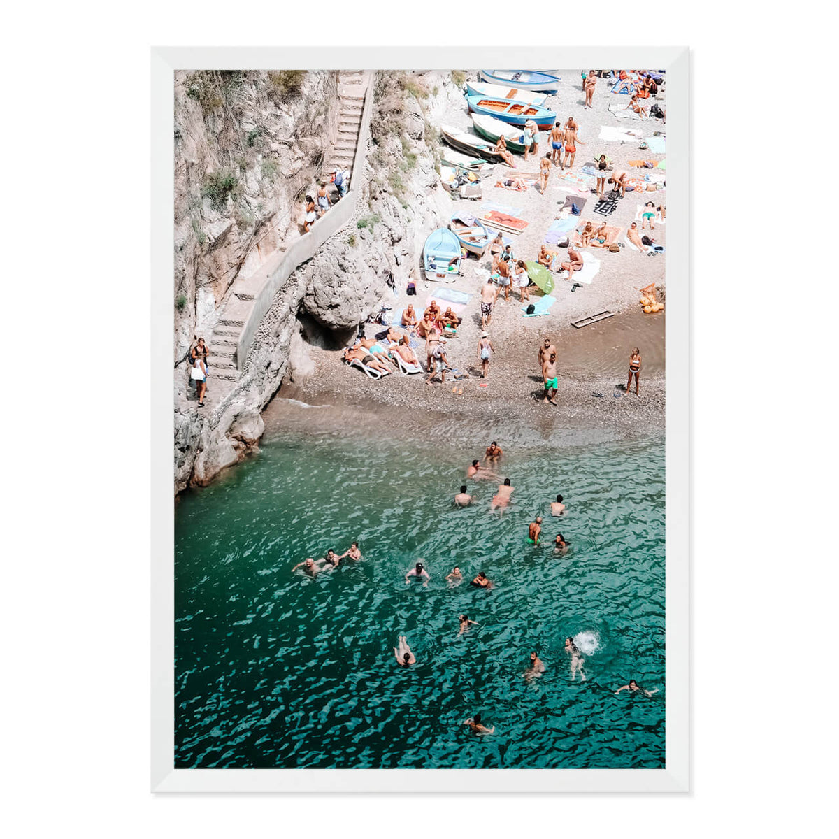Seaside Swims Print