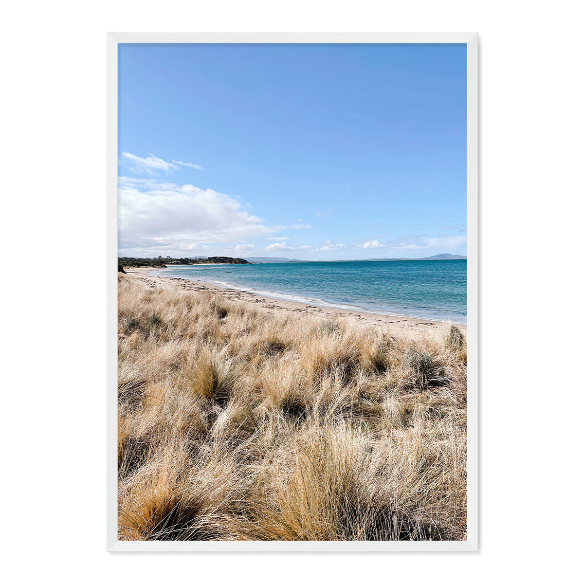 Seaside Photo Print A3 Black Frame