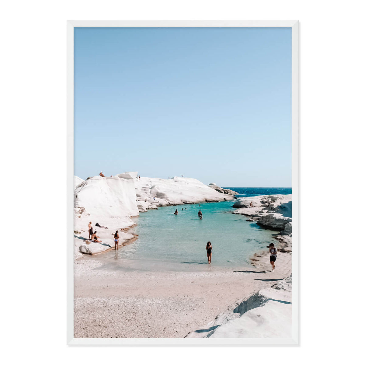 Swims on the Moon Print