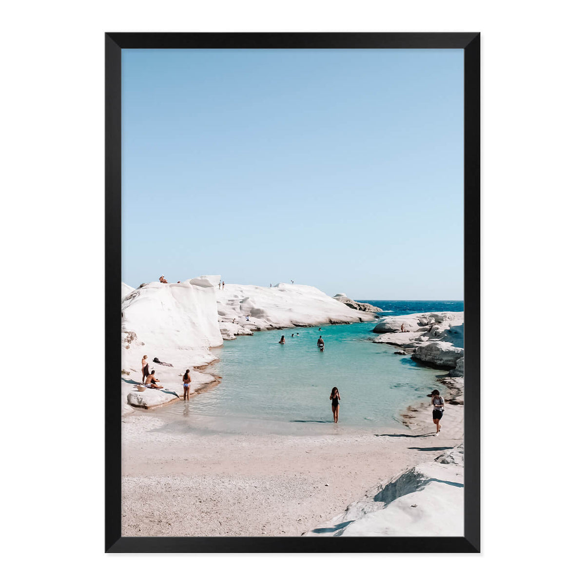 Swims on the Moon Print