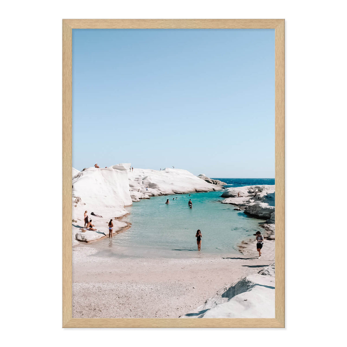 Swims on the Moon Print