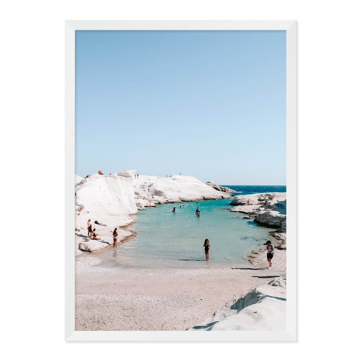 Swims on the Moon Print