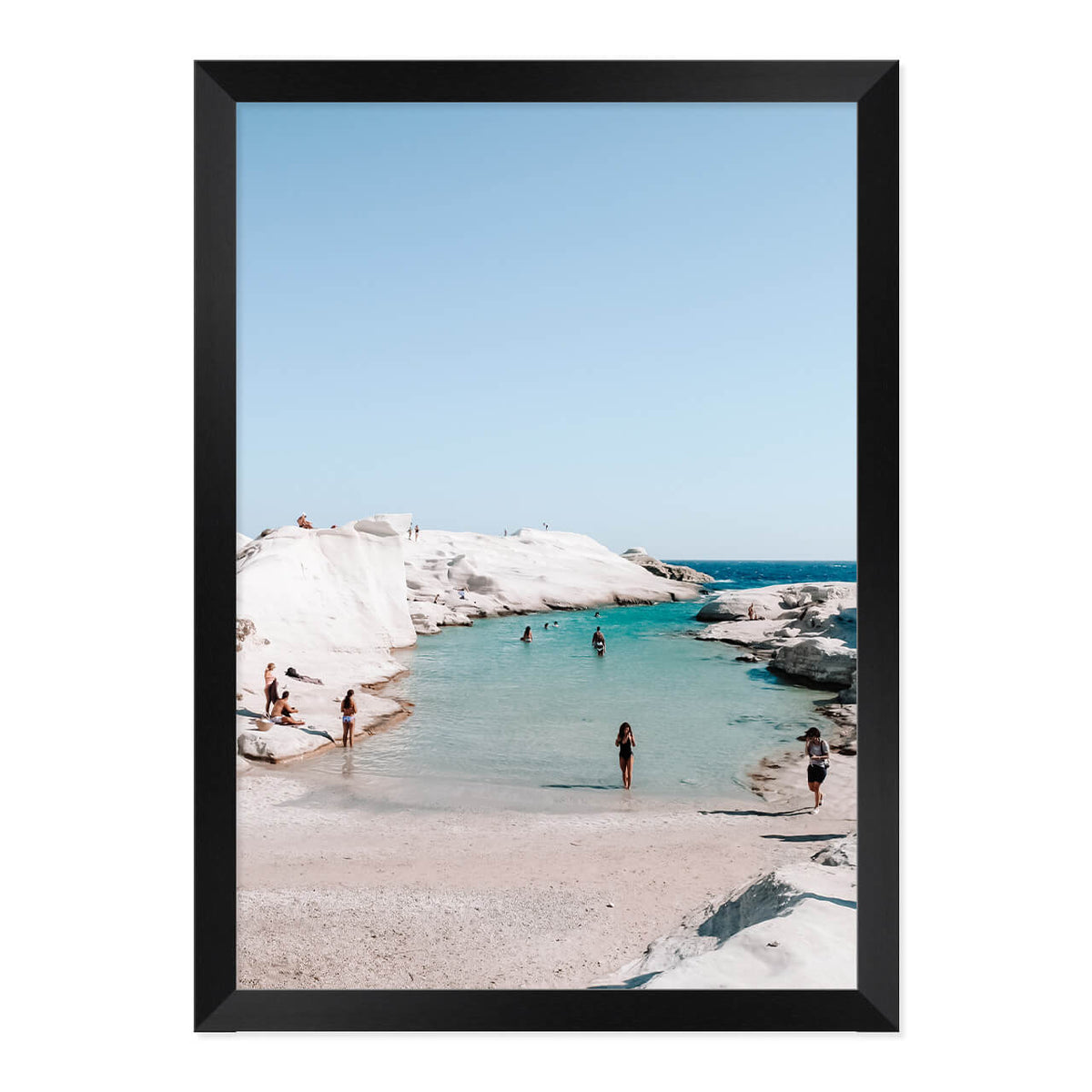 Swims on the Moon Print