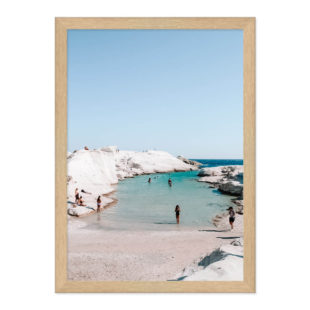 Swims on the Moon Print