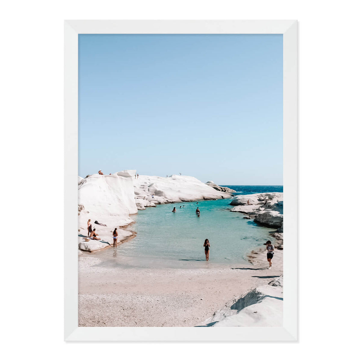 Swims on the Moon Print