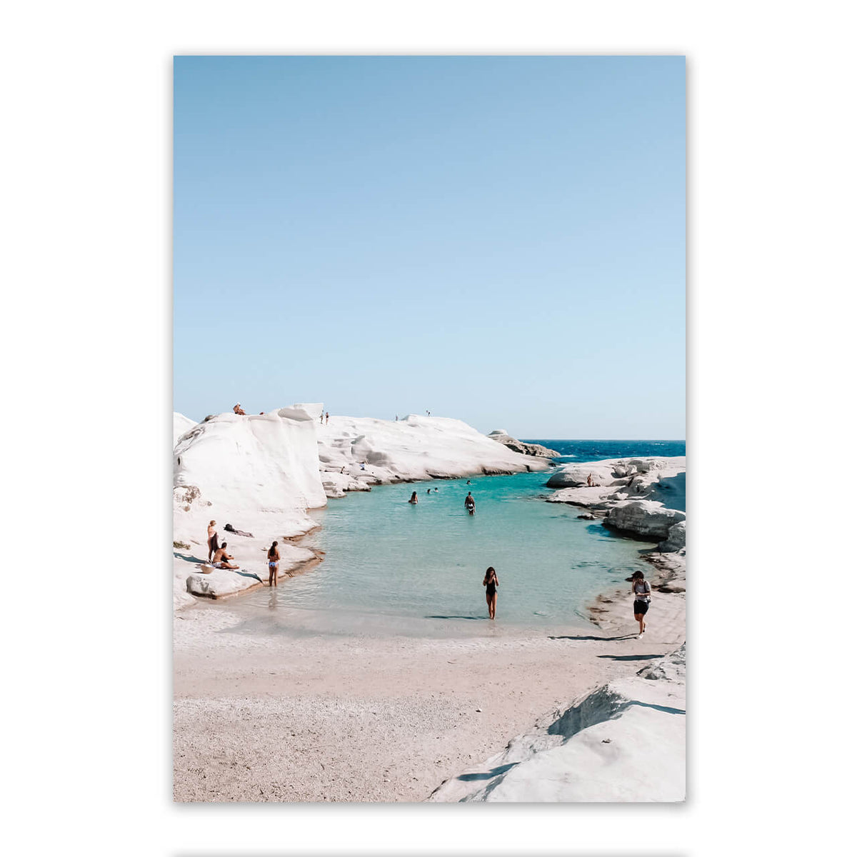 Swims on the Moon Print