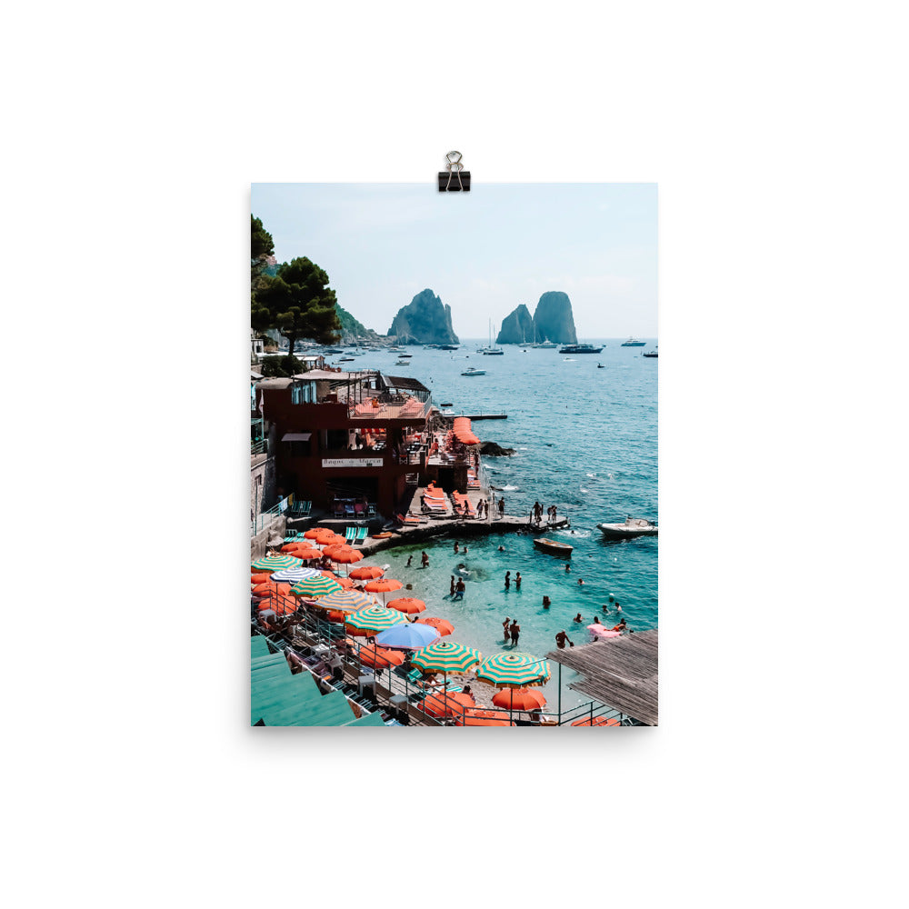 Colours of Capri Photo Print
