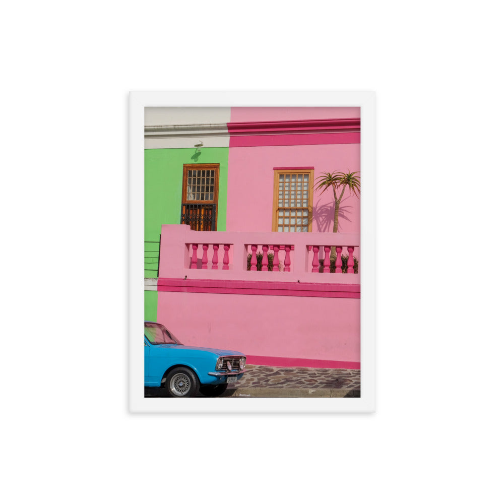 Cape Town Colours Photo Print A3 White Frame